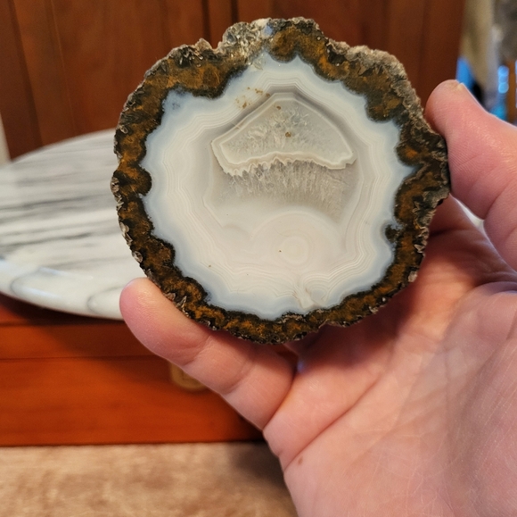 Natural Agate Geode - Picture 4 of 13